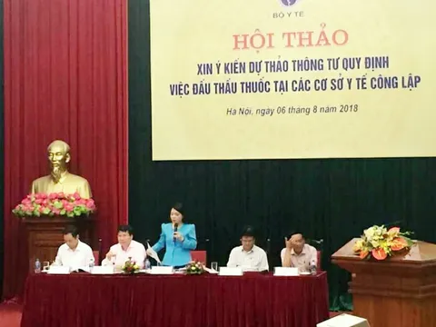 Thông tư mới quy định việc đấu thầu thuốc sẽ đáp ứng kịp thời thuốc tốt, giá hợp lý