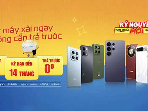 Lấy máy xài ngay - Không cần trả trước: Mua điện thoại ưu đãi lãi suất 0%, trả trước từ 0đ tại TGDĐ
