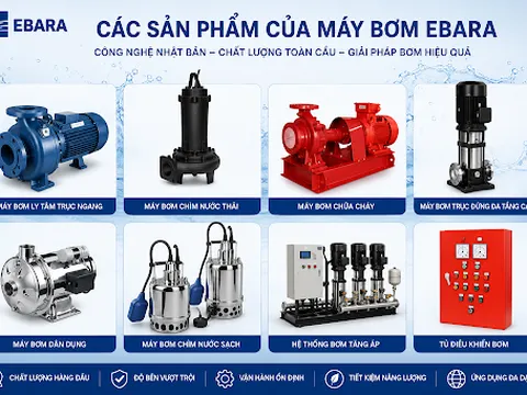 Máy bơm nước Ebara: Giải pháp được nhiều kỹ sư và nhà thầu ưu tiên