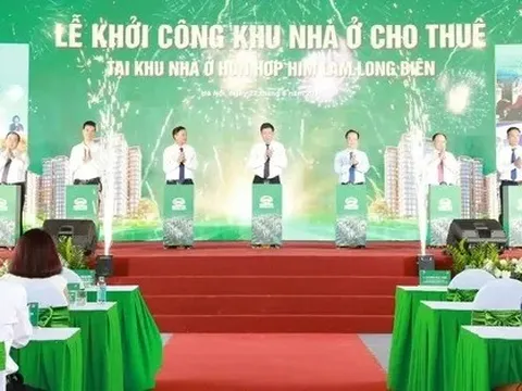 Khởi công Khu nhà ở cho thuê lớn nhất Hà Nội, quy mô 2.000 căn hộ tại Long Biên