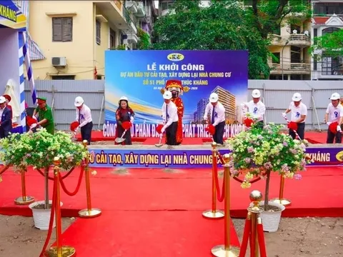 Hà Nội: Khởi công cải tạo, xây dựng lại chung cư cũ 51 Huỳnh Thúc Kháng