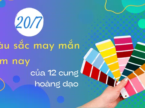 Màu sắc may mắn 12 cung hoàng đạo ngày 20/7/2024