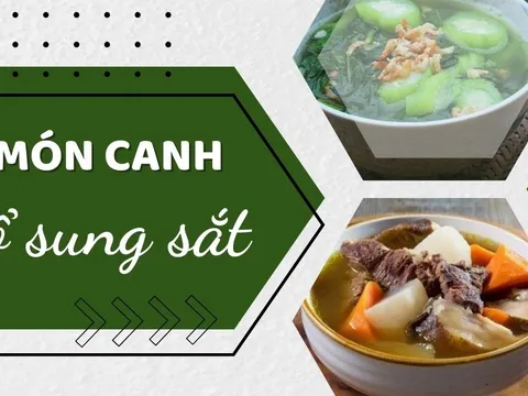 5 món canh bổ sung sắt tuyệt vời dành cho người thiếu máu