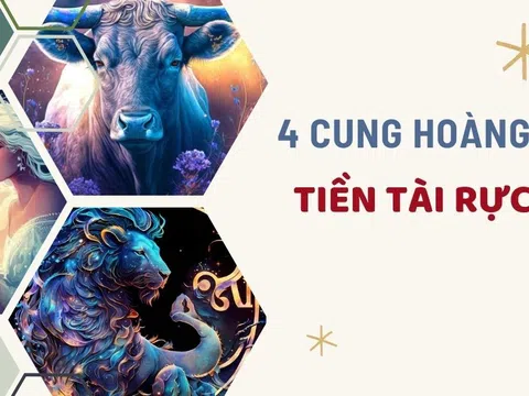 Tiền vào như nước, tình yêu viên mãn: 4 cung hoàng đạo "hốt" trọn mọi may mắn đến cuối năm!