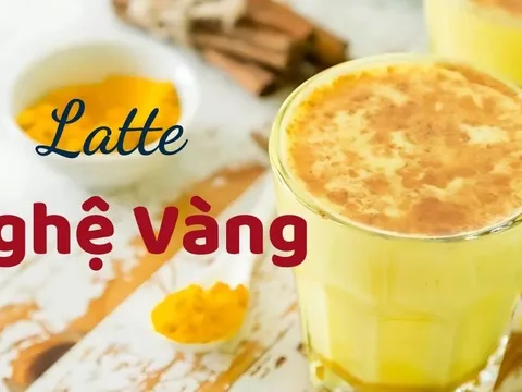 Công thức pha Latte nghệ vàng vừa đẹp da, vừa tốt cho sức khỏe