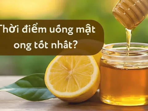 Uống mật ong buổi sáng với 4 thời điểm vàng tăng cường sức khỏe gấp đôi