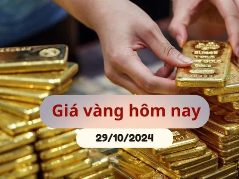 Giá vàng hôm nay 29.10.2024: Thế giới đảo chiều đi lên, vàng nhẫn tăng theo