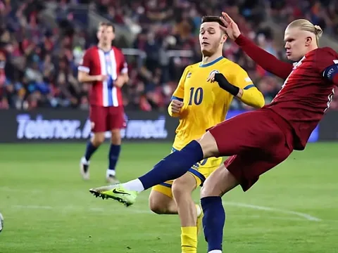 Haaland lập hat-trick, vượt qua Ronaldo về số bàn thắng tại Nations League