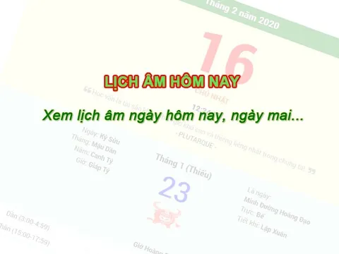 Lịch âm hôm nay 28/11 chính xác nhất, lịch vạn niên ngày 28/11/2024