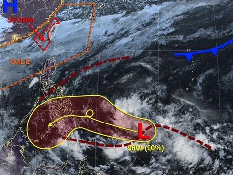 Dự báo khả năng áp thấp mới ở Philippines mạnh thành bão