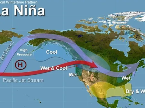 Dự báo kỳ lạ về La Nina trong thời tiết mùa đông năm nay