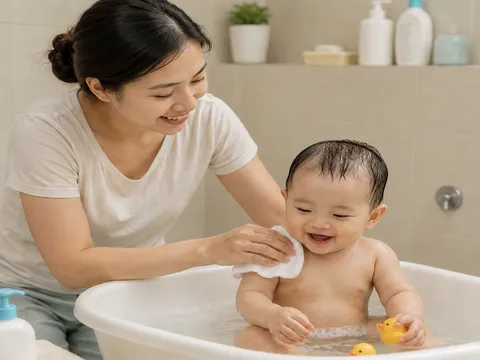 5 lưu ý chăm bé trong những ngày nắng nóng đỉnh điểm để con khỏe mạnh và ít quấy khóc