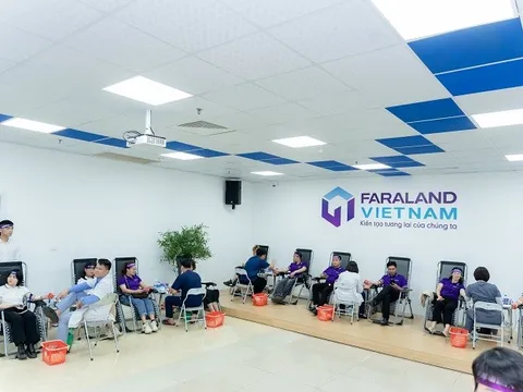 Tập đoàn Faraland Việt Nam và Bệnh viện 19-8 Bộ Công an tổ chức chương trình hiến máu tình nguyện