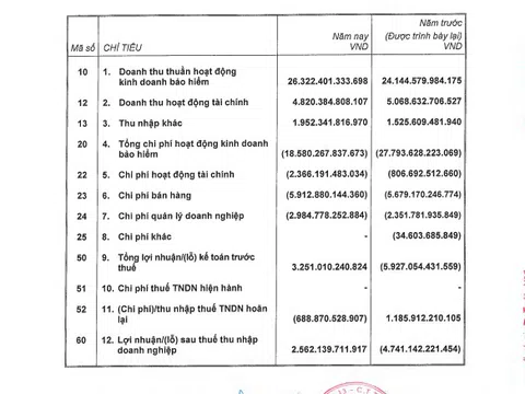 Trước lùm xùm với diễn viên Ngọc Lan, Manulife báo lãi kỷ lục 2.562 tỷ đồng