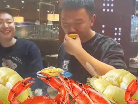 Ăn 300 con cua, 80 món tráng miệng trong nhà hàng buffet ở Trung Quốc