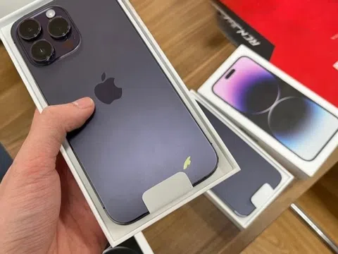 Lượng lớn iPhone 14 Pro Max tím nguyên seal gặp lỗi tróc sơn
