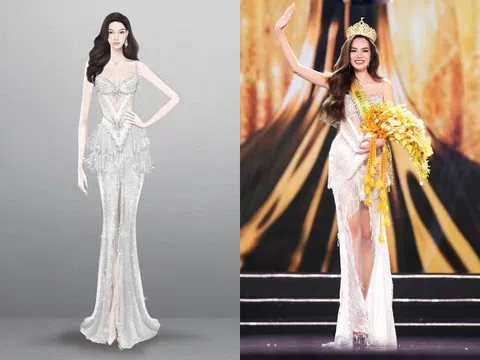 Chiếc đầm giúp Lê Hoàng Phương đăng quang Miss Grand Vietnam 2023