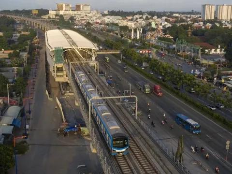 Metro số 1 Bến Thành - Suối Tiên đã hoàn thành 98% khối lượng