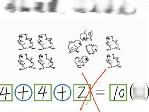 Con làm phép tính "4+4+2=10" bị chấm sai, lời giải thích sau đó của giáo viên khiến phụ huynh cả lớp bất bình, đòi kiện lên BGH