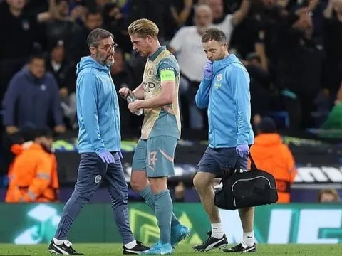 Man City nhận tin dữ từ De Bruyne, HLV Pep Guardiola lo lắng