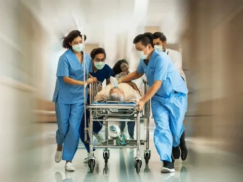Đang chơi bóng bàn, người đàn ông rơi vào nguy kịch