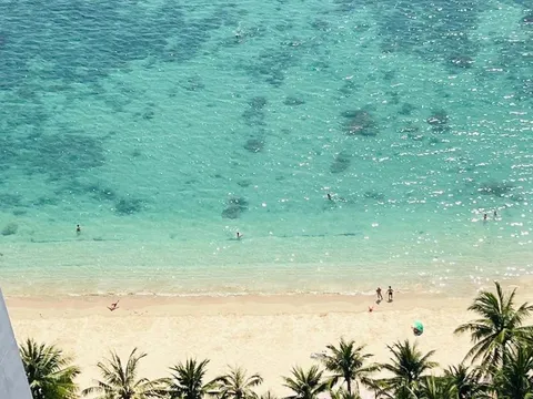 Ảnh chụp bãi biển Nha Trang từ trên cao bất ngờ 'hot' mạng xã hội