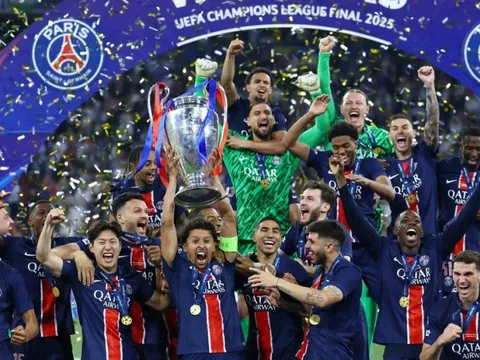 Vùi dập Inter 5-0, PSG hoàn tất cú ăn bốn lịch sử