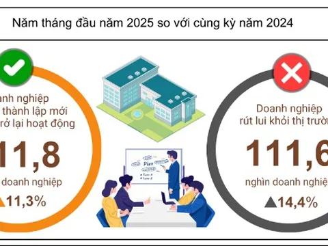 Hơn 111.000 doanh nghiệp vừa 'biến mất'