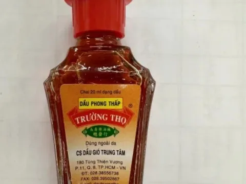TP.HCM phát hiện thuốc giả Dầu Phong thấp Trường Thọ, yêu cầu thu hồi