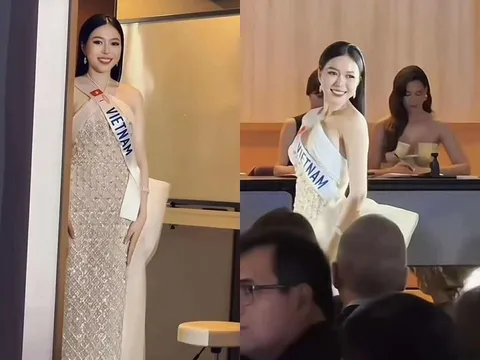 Bán kết Miss International: Kiều Duy diện đầm dây gợi cảm, thái độ giám khảo gây chú ý