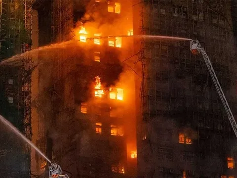 Đã có 44 người chết, 279 người mất tích trong vụ cháy chung cư ở Hồng Kông