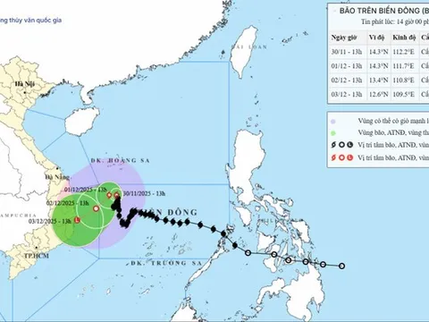 Bão số 15 tiến sát khu vực Gia Lai – Đắk Lắk: Vì sao tâm bão lại gần Tây Nguyên?