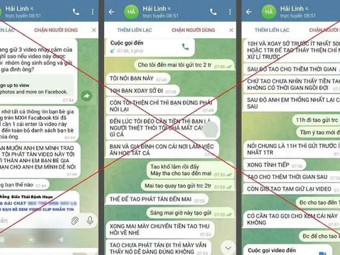 Công an cảnh báo về việc 'bất ngờ được gái xinh chủ động nhắn tin làm quen'