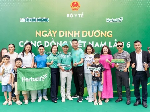 Herbalife Việt Nam đồng hành cùng Báo Sức khỏe và Đời sống tổ chức Ngày Dinh Dưỡng Cộng Đồng Việt Nam lần 6