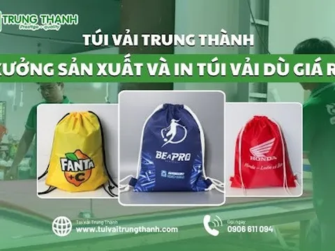 Túi Vải Trung Thành - Xưởng sản xuất và in túi vải dù theo yêu cầu giá rẻ tại TP.HCM