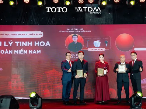 TDM Tuấn Đức - Top 1 đại lý doanh số TOTO Miền Nam và hàng loạt thành tựu ấn tượng 2025