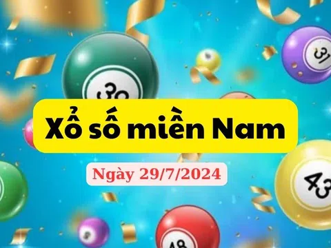 Kết quả xổ số miền Nam hôm nay – Trực tiếp XSMN 29/7/2024 – KQXS, XSMN Thứ Hai ngày 29/7/2024