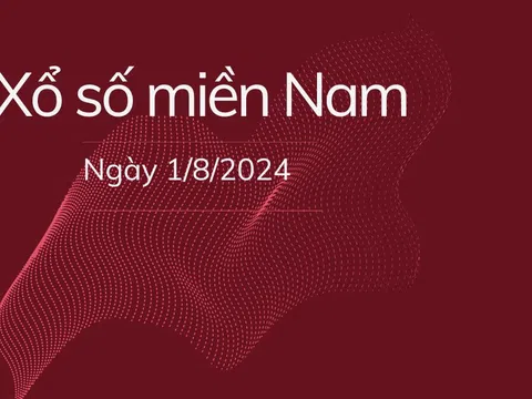 Kết quả xổ số miền Nam hôm nay – Trực tiếp XSMN 1/8/2024 – KQXS, XSMN Thứ Năm ngày 1/8/2024