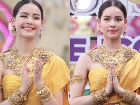 Yaya Urassaya hóa nữ thần Songkran, tiết lộ về nụ hôn vai ngọt ngào của Nadech