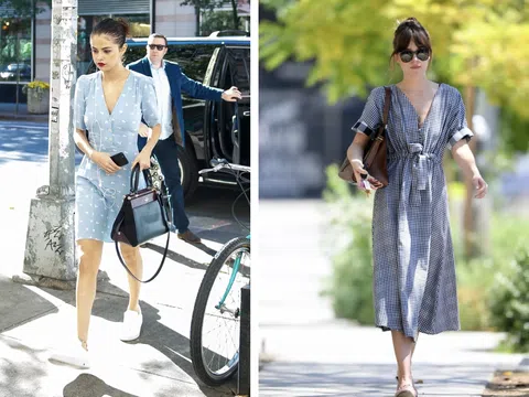 5 kiểu váy liền mùa hè được sao Hollywood diện mãi không chán