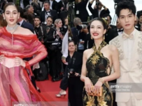 Thảm đỏ LHP Cannes ngày 3: Chung Sở Hy sánh đôi Cung Tuấn, Chompoo Araya diện mốt lạ bên dàn mỹ nhân