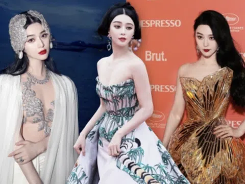 Phong cách "gây bão" của Phạm Băng Băng tại Cannes, có váy của NTK Việt