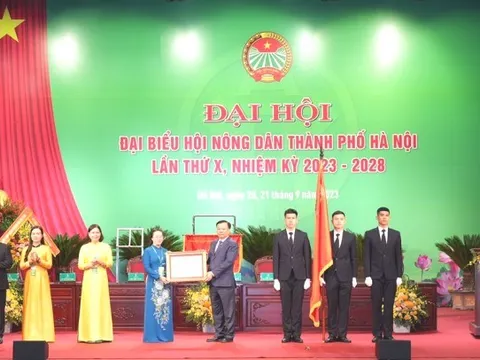 Đại hội đại biểu Hội Nông dân thành phố Hà Nội, lần thứ X: “Đoàn kết - Trách nhiệm - Sáng tạo - Hợp tác - Phát triển”