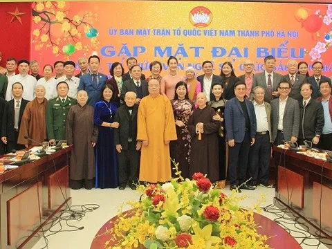 Mặt trận Thành phố gặp mặt nhân sỹ, trí thức, chức sắc tiêu biểu dịp Xuân Giáp Thìn 2024