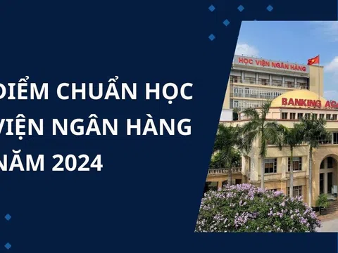 Điểm chuẩn Học viện Ngân hàng năm 2024 mới nhất