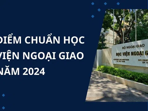 Điểm chuẩn Học viện Ngoại giao năm 2024 chính xác