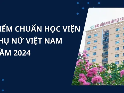 Điểm chuẩn Học viện Phụ nữ Việt Nam năm 2024