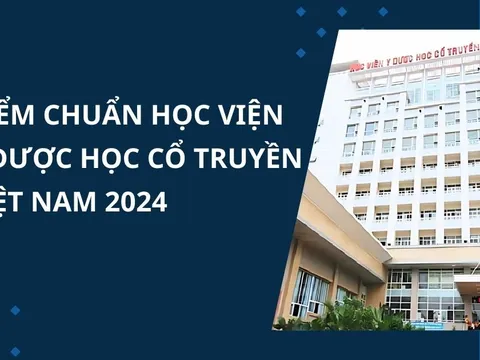 Điểm chuẩn Học viện Y Dược học Cổ truyền Việt Nam năm 2024