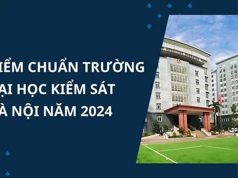 Điểm chuẩn Trường Đại học Kiểm sát Hà Nội năm 2024