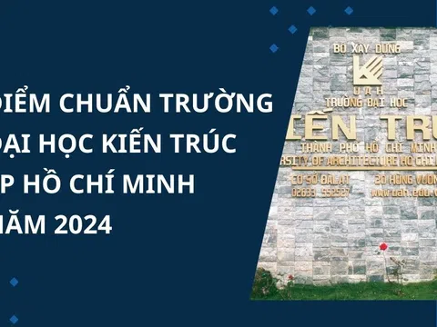 Điểm chuẩn Trường Đại học Kiến trúc TP Hồ Chí Minh năm 2024